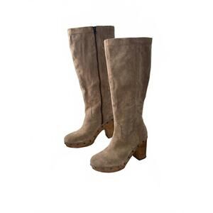 Korkease Size 9.5 Suede knee high boots NWT